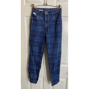 Vintage Early 80s La Cetch Made In USA Women’s Plaid Jeans Size 3